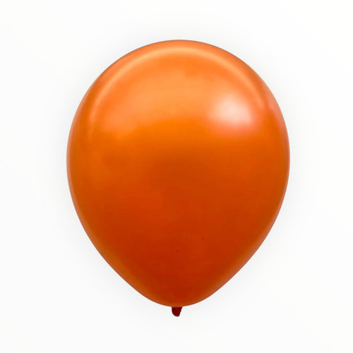 1.5gm Metallic Latex Balloons - Orange - wholesale balloons India