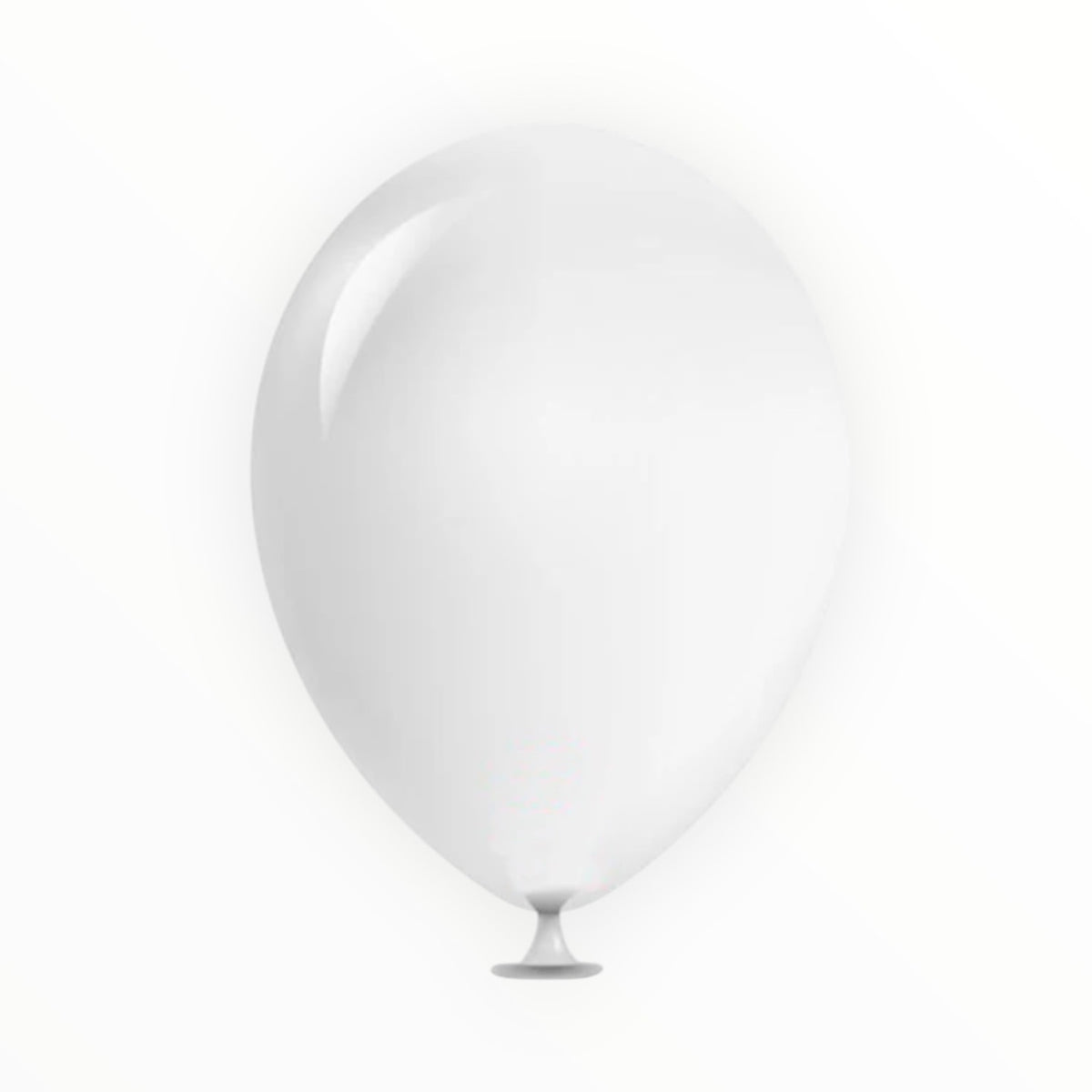 1.5gm Standard Latex Balloons - White - wholesale balloons India