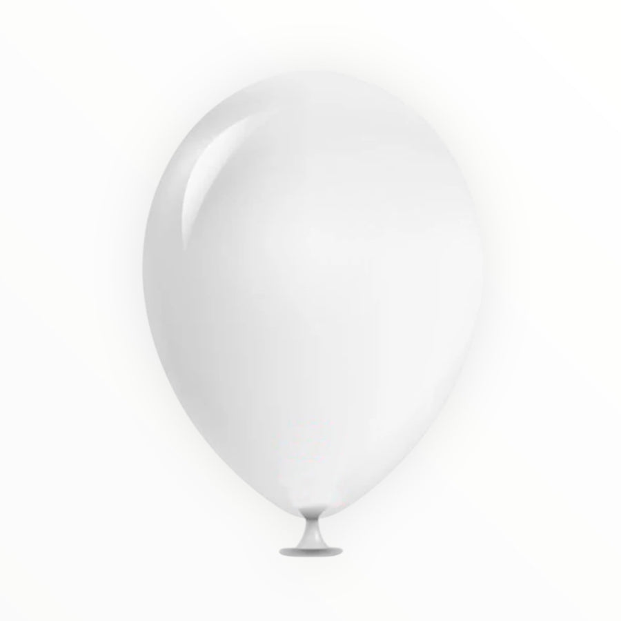 1.5gm Standard Latex Balloons - White - wholesale balloons India