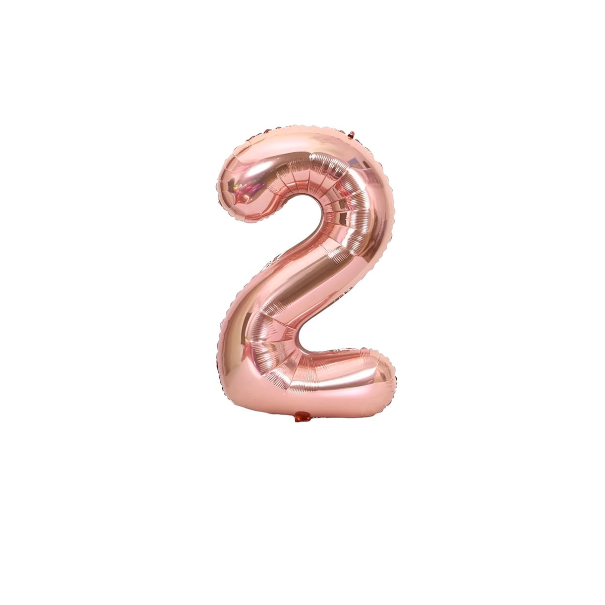 Premium 16 inch Rose Gold Number Foil Balloons for birthdays, anniversaries, baby showers and wholesale party decoration buyers.
