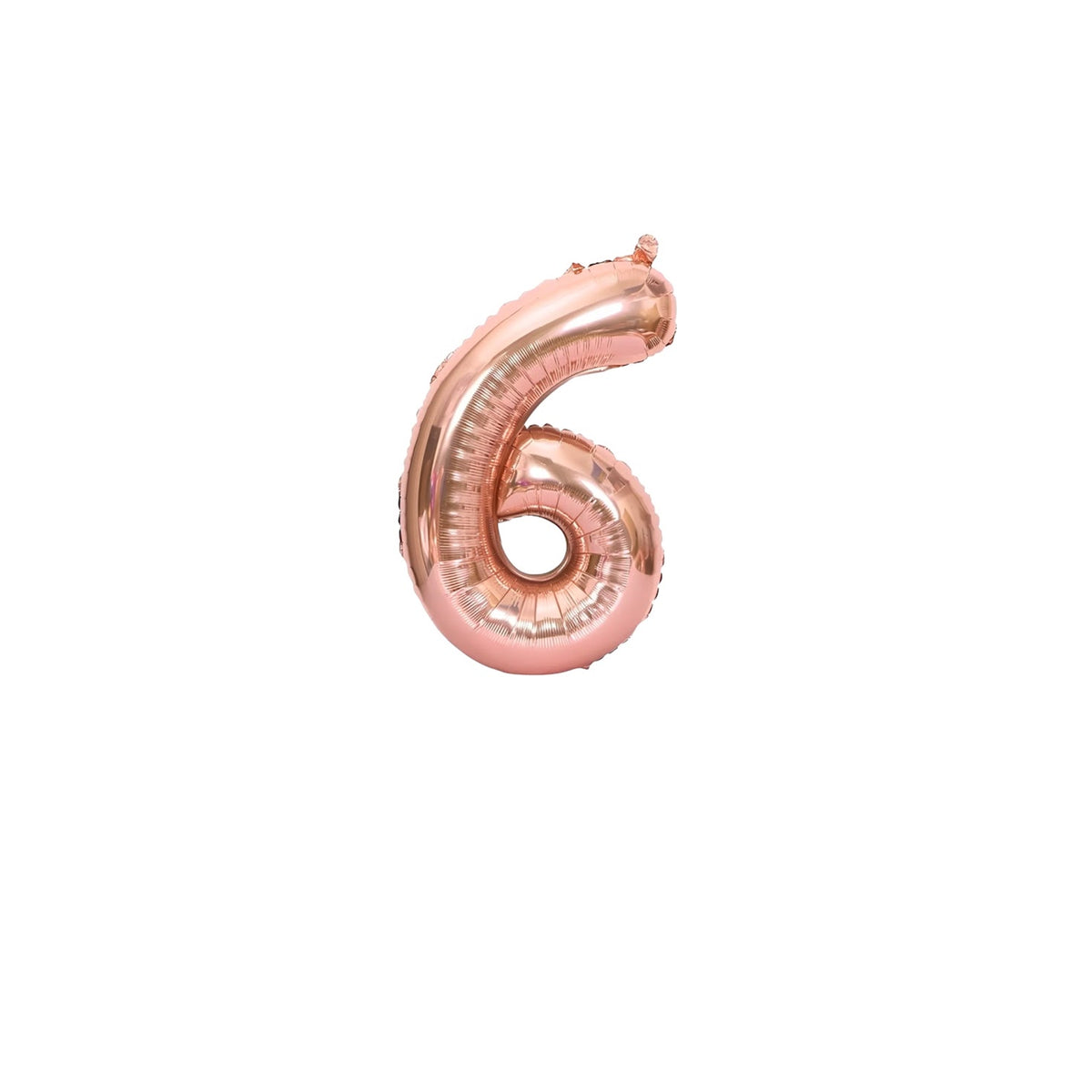Premium 16 inch Rose Gold Number Foil Balloons for birthdays, anniversaries, baby showers and wholesale party decoration buyers.