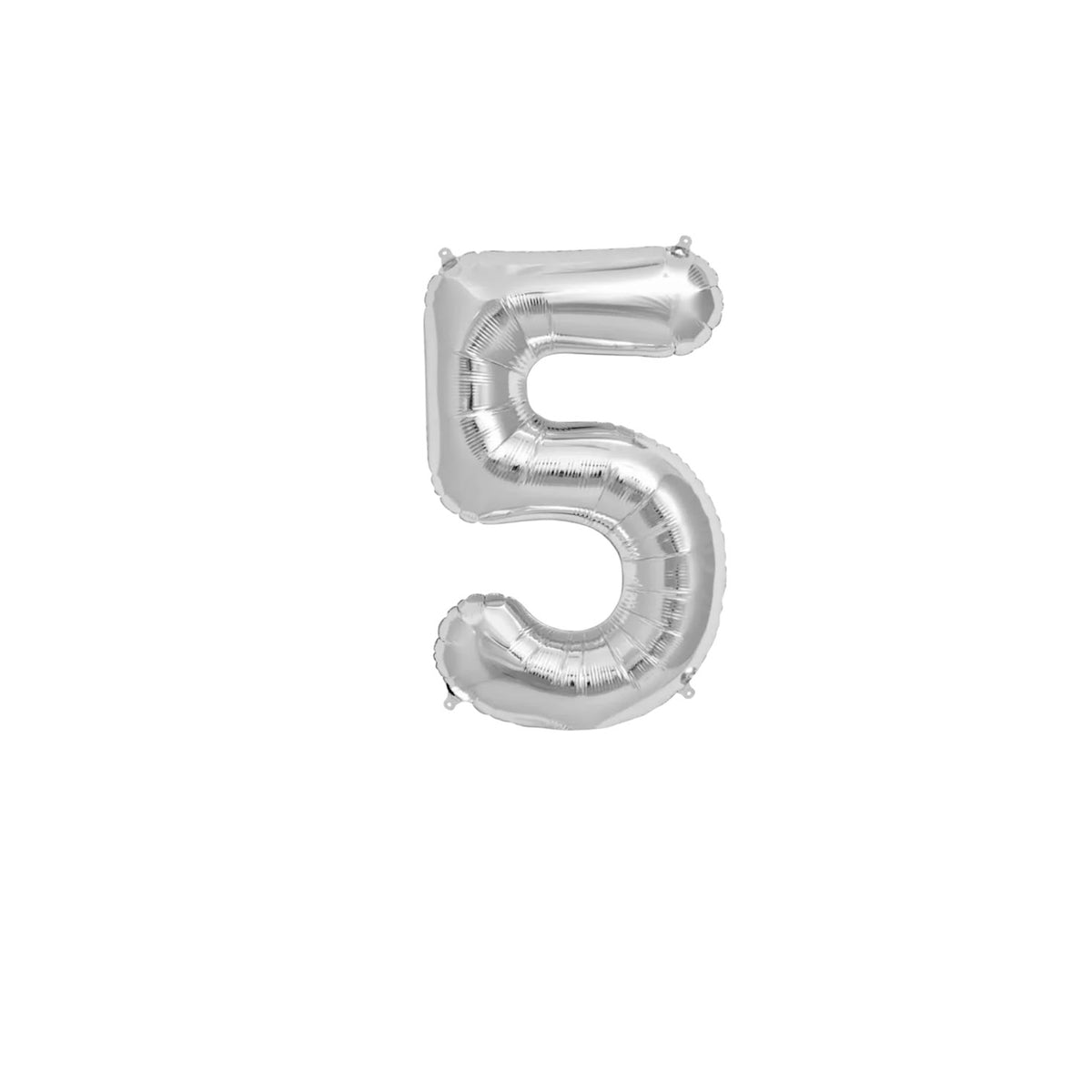Premium 16 inch Silver Number Foil Balloons for birthdays, anniversaries, baby showers and wholesale party decoration buyers.