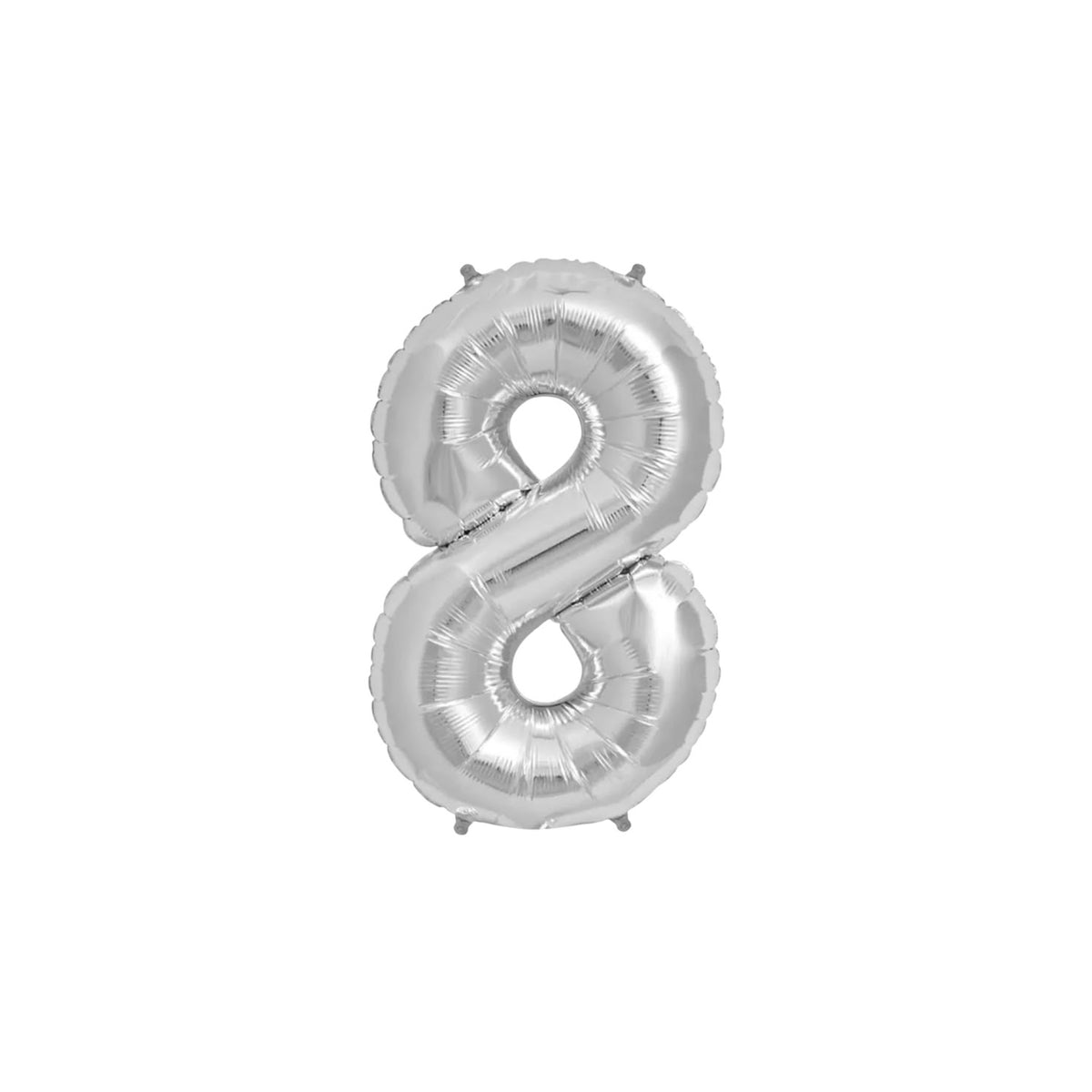Premium 16 inch Silver Number Foil Balloons for birthdays, anniversaries, baby showers and wholesale party decoration buyers.