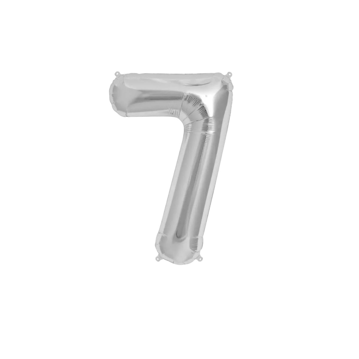 Premium 16 inch Silver Number Foil Balloons for birthdays, anniversaries, baby showers and wholesale party decoration buyers.