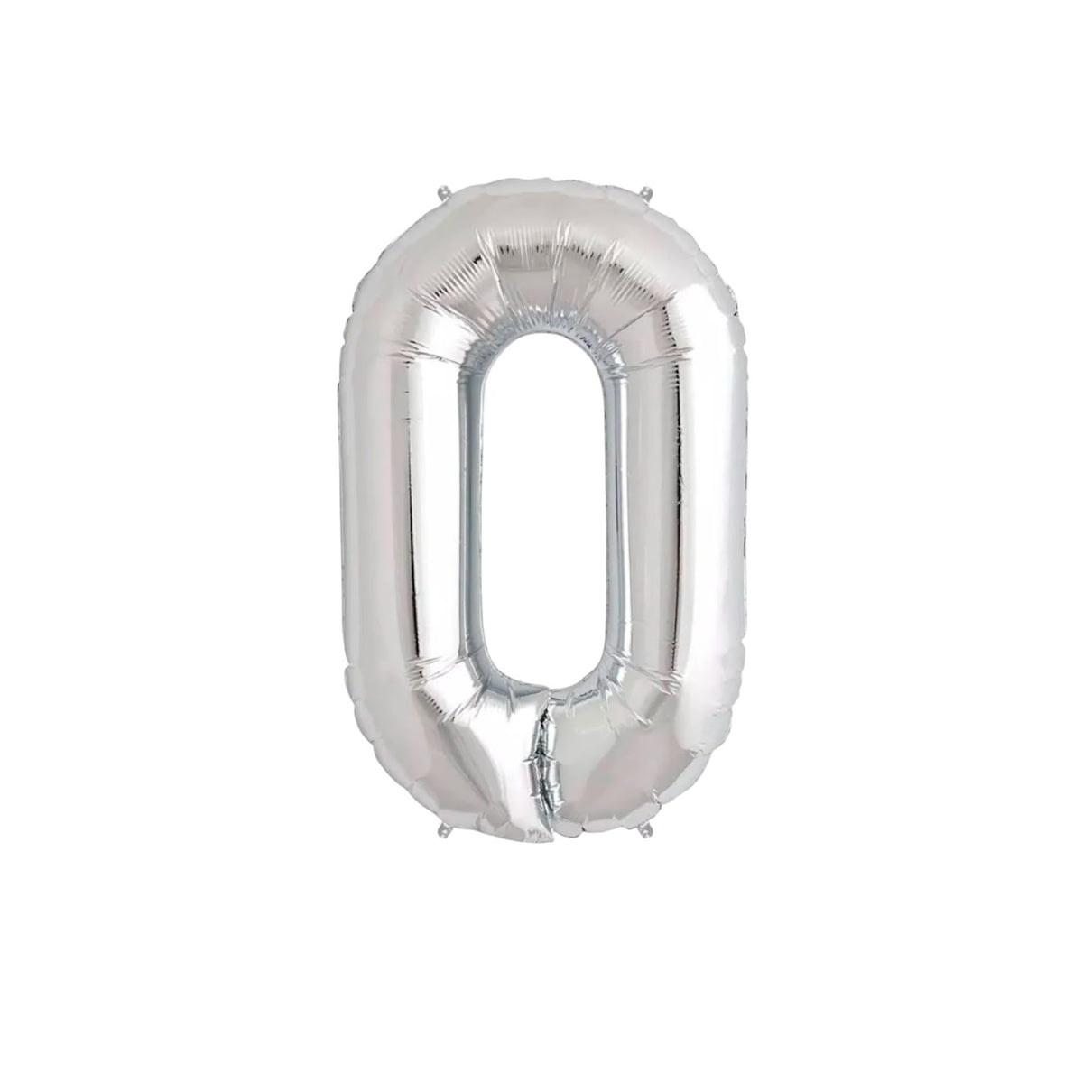 Premium 16 inch Silver Number Foil Balloons for birthdays, anniversaries, baby showers and wholesale party decoration buyers.
