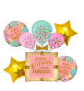 Stay Fabulous Foil Balloon Set for Birthday Decoration
