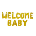 Gold Welcome Baby Foil Balloon for Baby Shower Decoration